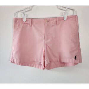 Polo Ralph Lauren Women's Pink 100% Cotton Short Shorts, Size 10, Preppy, Golf